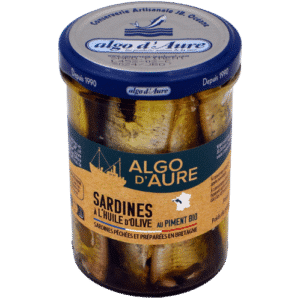 Sarde con olio d'oliva e peperoncino biologico